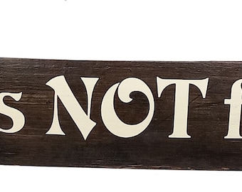 Oak Whiskey / Wine Barrel Stave Sign. &quot;Old Age is NOT for sissies&quot;