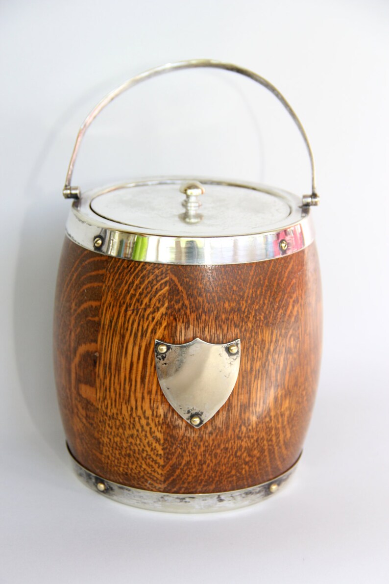 Antique English Biscuit Barrel Etsy