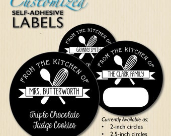 Mason jar return address labels
