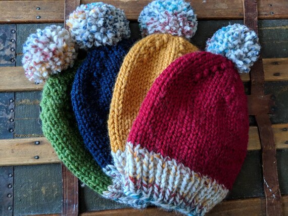 Handknit Winter Hat Hudson Toque Hudson 