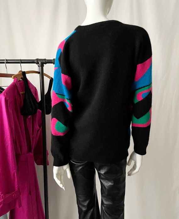 Vintage Angora Wool Pullover Knit Sweater - image 3