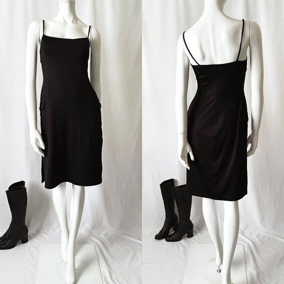 Vintage Y2K Cargo Midi Dress - image 2