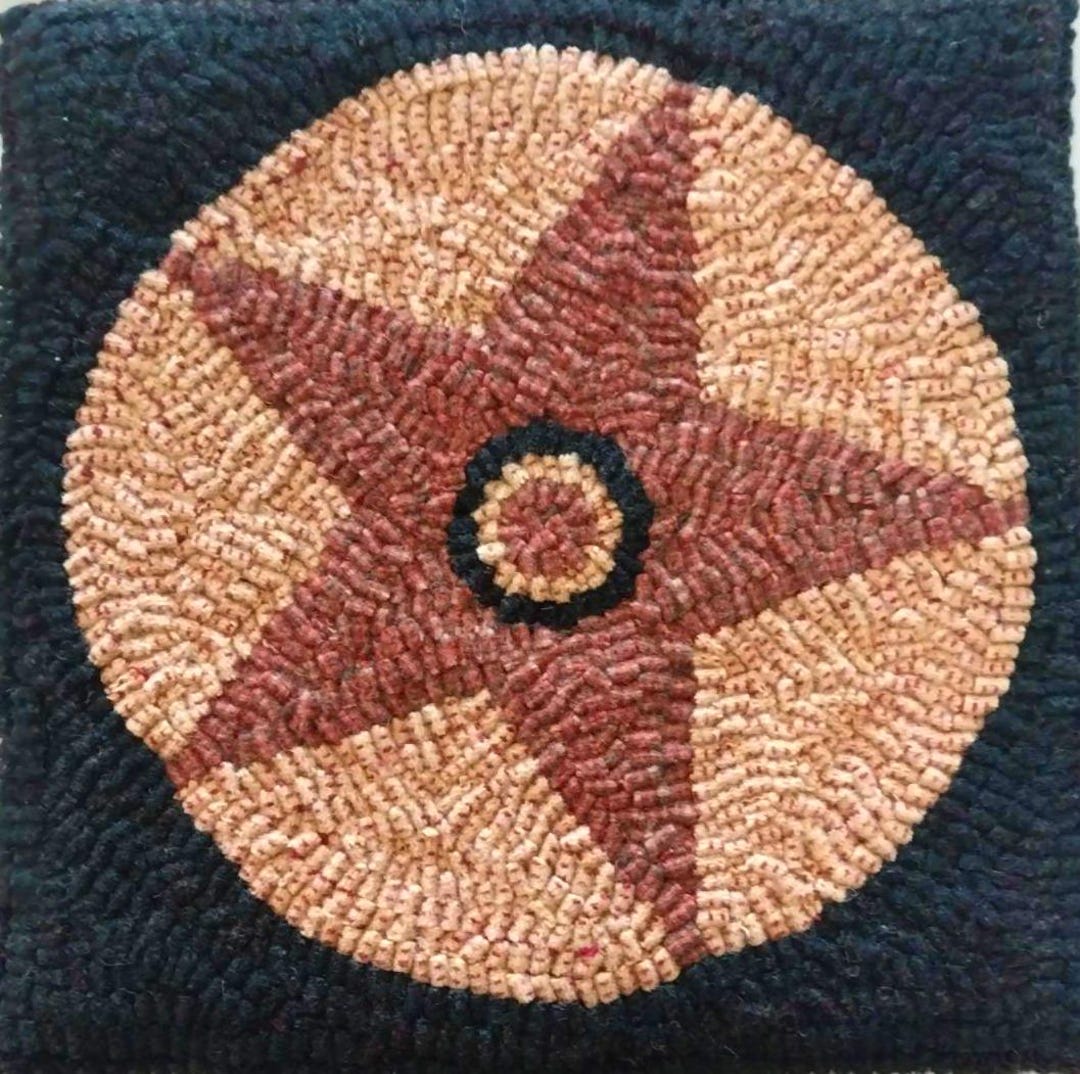 Star Rug Hooking Pattern 10x10 - Etsy