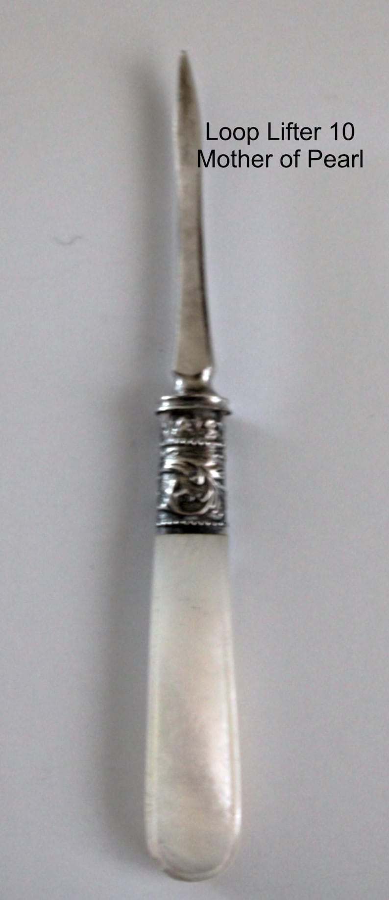 2 Styles of Silver Loop Lifters With Mother of Pearl Handles - Etsy