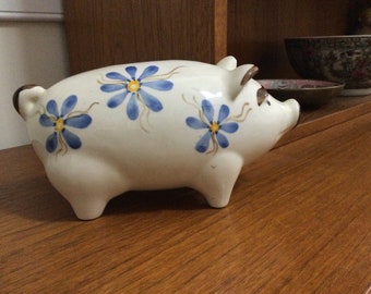 Vintage Knabstrup Piggy Bank, Made in Denmark