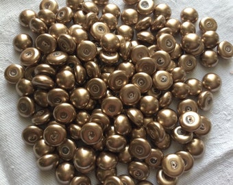 152 pieces SWAROVSKI Components Crystal Bronze Half Pearl MM 10,0 5817