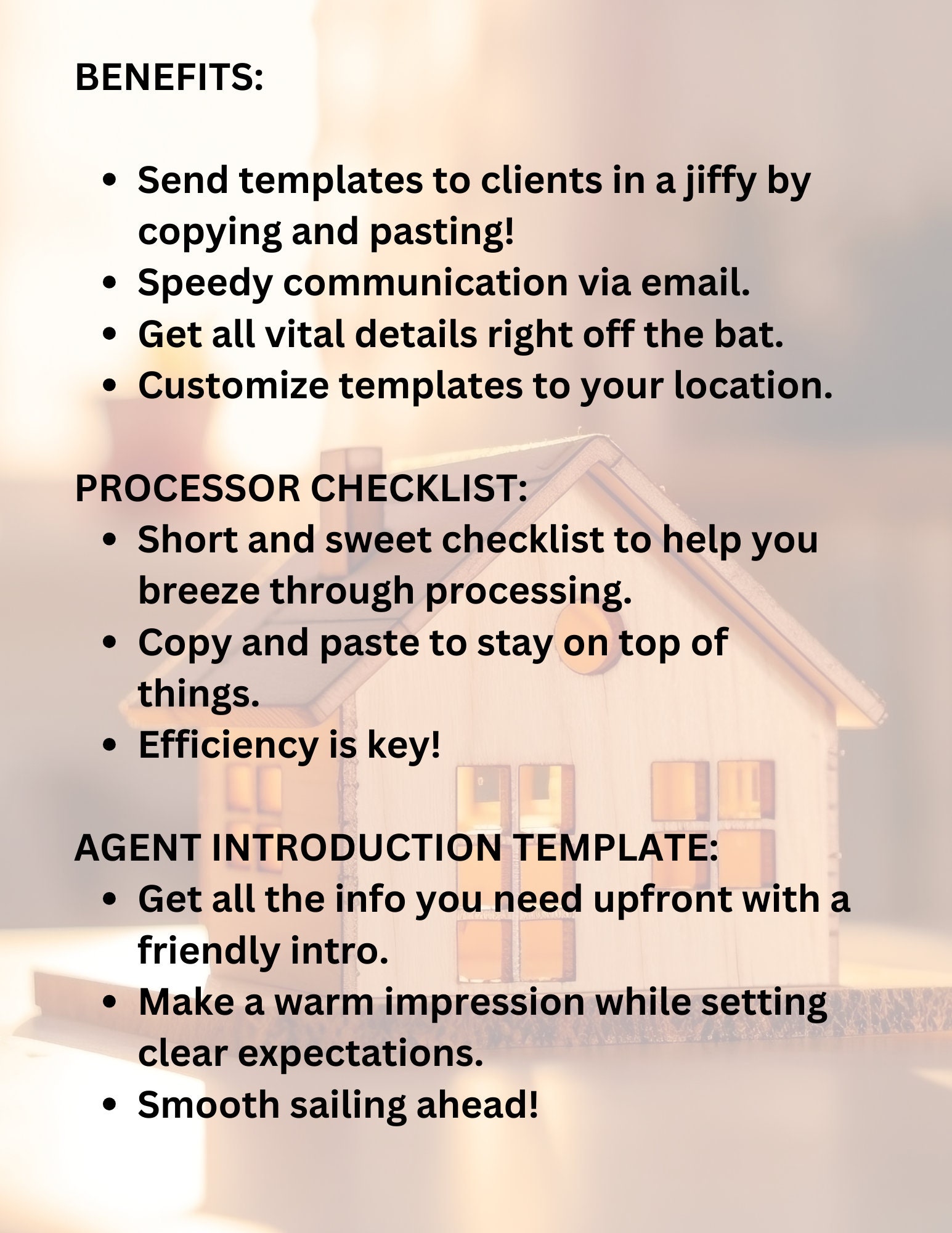 Complete Real Estate Title Processing Checklist and Email Templates for
