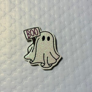 Ghost feltie, Halloween feltie, glow in the dark, set of 4 vinyl