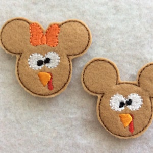 Mouse turkey feltie