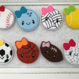 Sorts Ball Feltie, Golf,Tennis,Baseball, Bowling, Football, Soccer, Volleyball , Basketball ,set of 4 one style