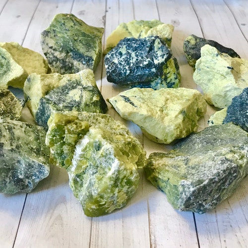 Raw Serpentine Stone Rough Serpentine Stones Raw Serpentine Etsy