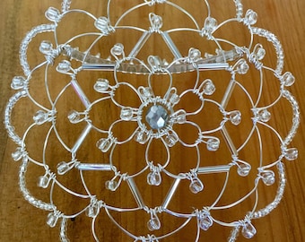 Silver Star of David Women's Wire Kippah