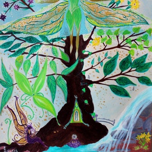Fairy Queen - Poster and Fairy Light Sharings (texts)