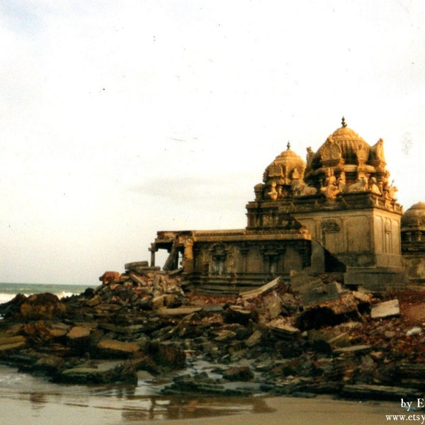 Ancient Temple- Old Style Photography- South East India