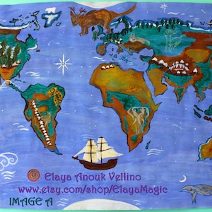 Carte du Monde pour Enfant* Carte du Monde Aventure* Carte du Monde Esprit Animal* Cherche et Trouve Carte Monde* Carte Pirate