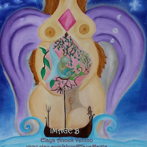 Pregnancy Art Goddess Art ALIVE Poster Proposition image 1