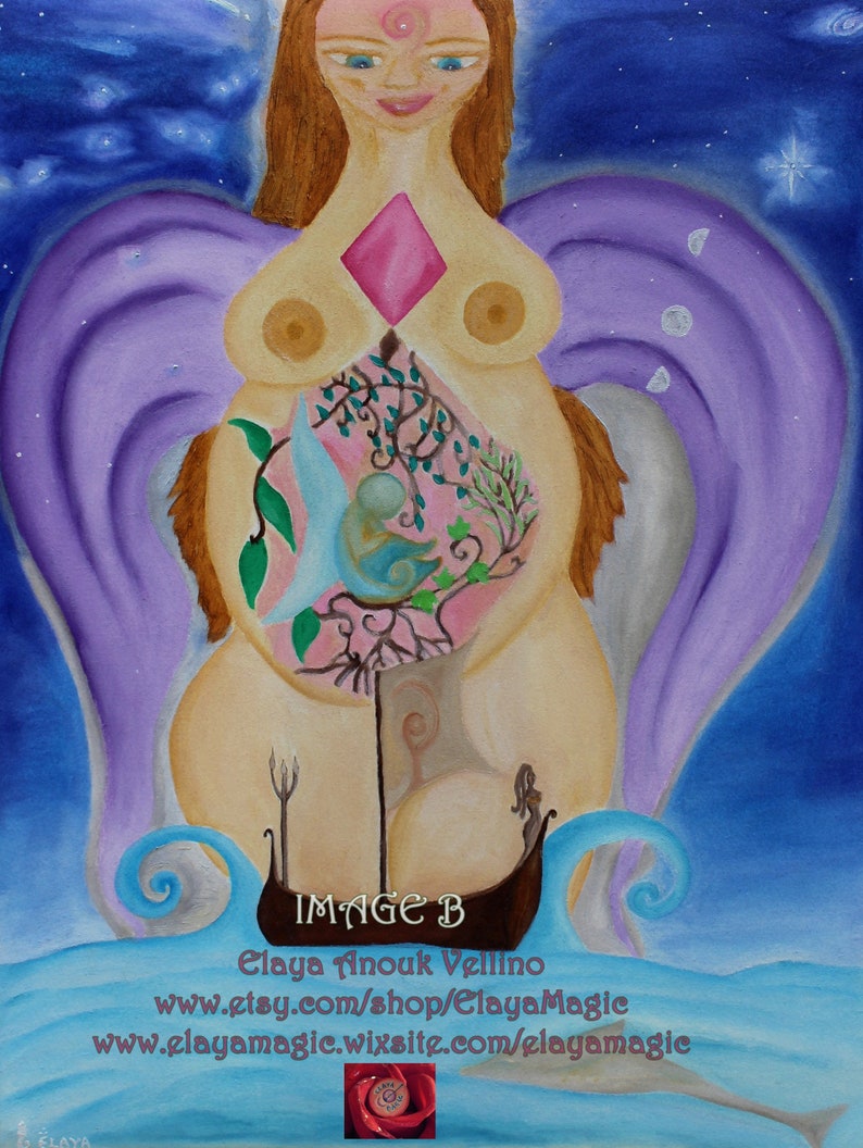 Pregnancy Art Goddess Art ALIVE Poster Proposition image 1