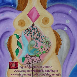 Pregnancy Art Goddess Art ALIVE Poster Proposition image 5