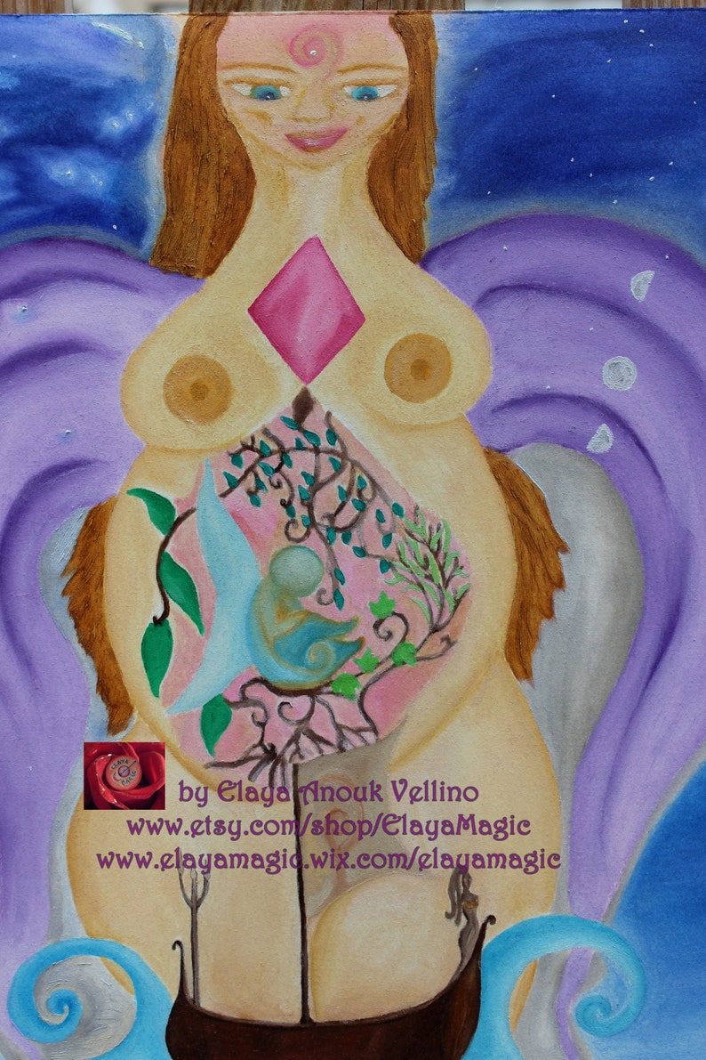 Pregnancy Art Goddess Art ALIVE Poster Proposition image 5