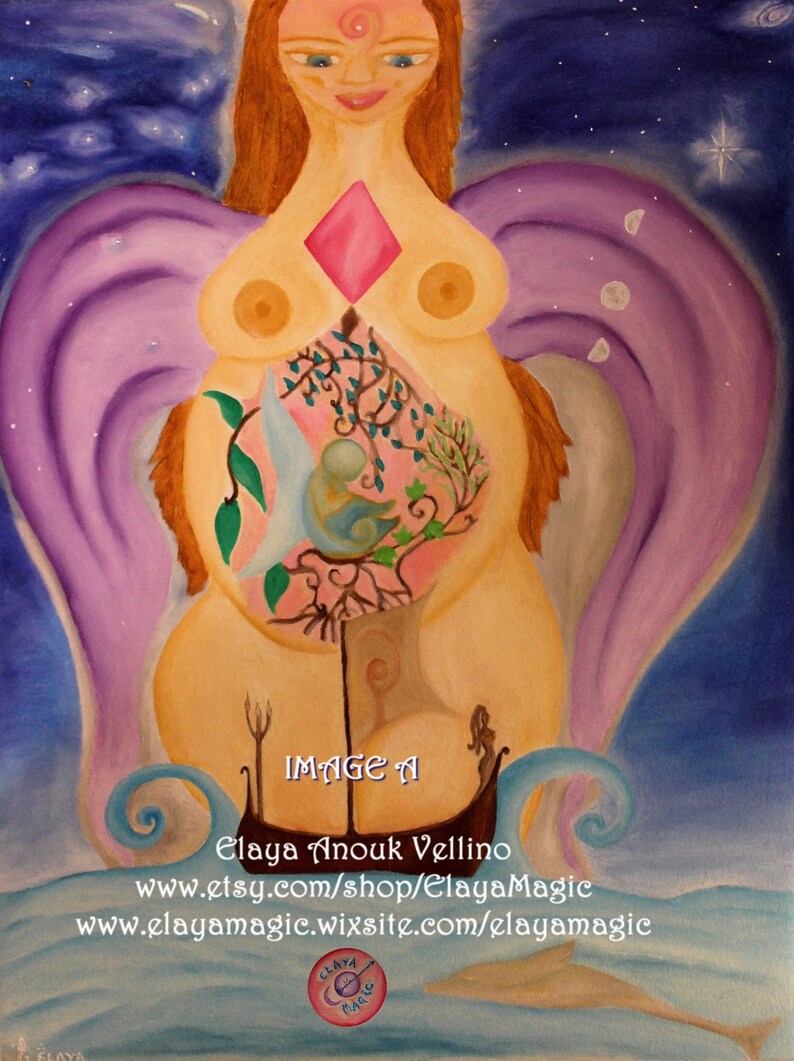 Pregnancy Art Goddess Art ALIVE Poster Proposition image 2