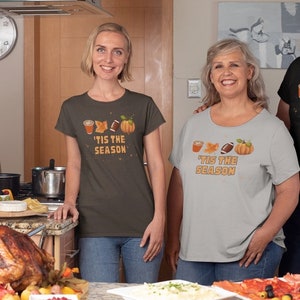 Kürbis Gewürz Shirt, Tis The Season, Heißes Kaffee Shirt, Kaffee Liebhaber Shirt, Herbst Shirt, Kürbis Latte Getränk, Thanksgiving Unisex Tee