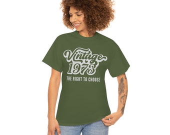 Women's freedom of choice, Defend Roe from the 1970s Women's Fundamental Rights T-Shirt, pro-choice shirt. feminist 1973 Pro Choice T-Shirt
