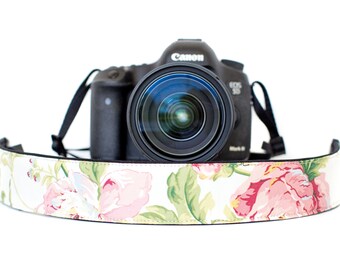 NUEVA correa de cámara floral de Peony