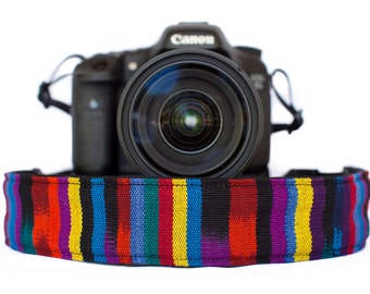 Cámara bohemio correa fruta raya