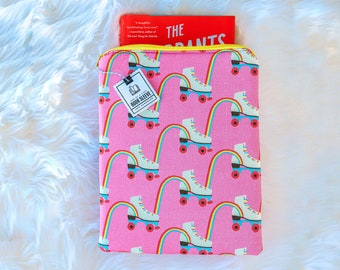 Book Sleeves, Book Pouch with Zipper, Padded Book Sleeve, Book Cover, Book Bag, Kindle Sleeve, Book Accessory, iPad Sleeve, Switch Sleeve