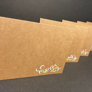 Cartes et enveloppes Hello avec sceaux d’enveloppe, ensemble de cartes Kraft Hello, ensemble de cartes de fleurs, cartes de billets vierges faites à la main avec enveloppes, ensemble de 6