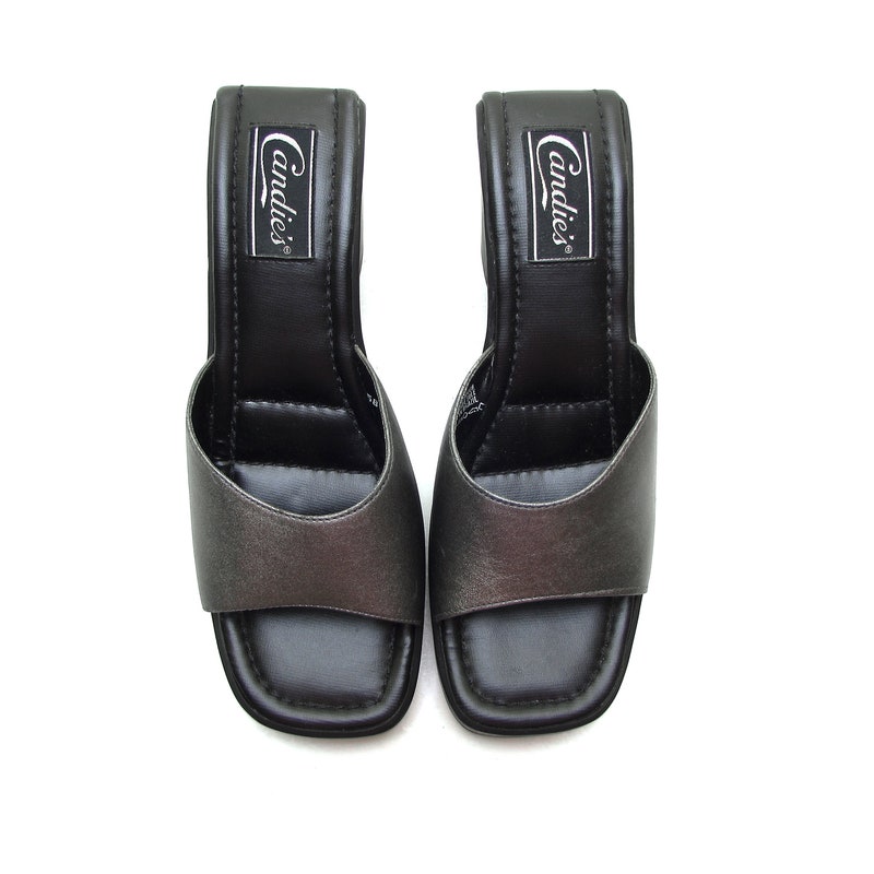 candies black platform sandals