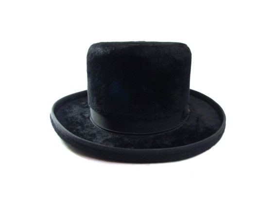 Authentic Jewish Hasidic Black Rabbit Fur Hat Krausz Hatters