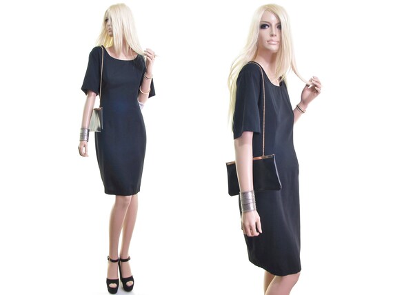 80s secretary dress career dress work dress vintag