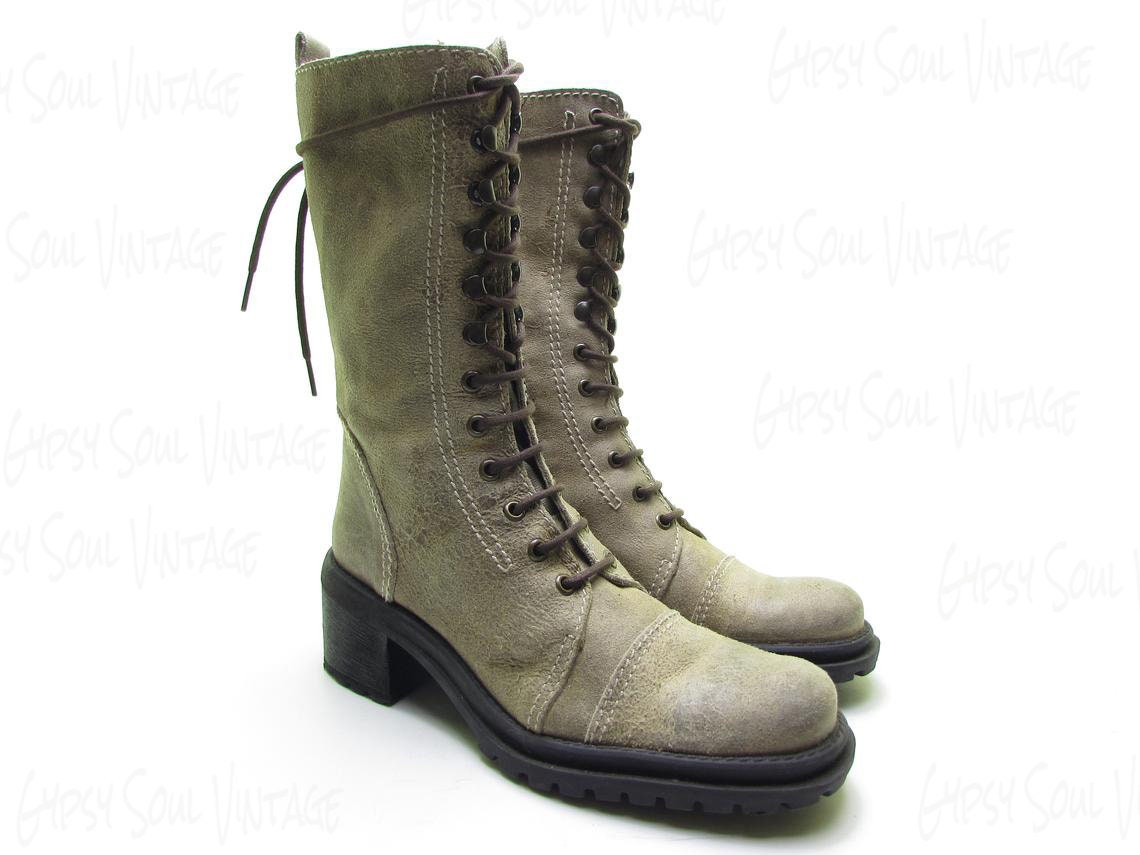 Esprit shop combat boots
