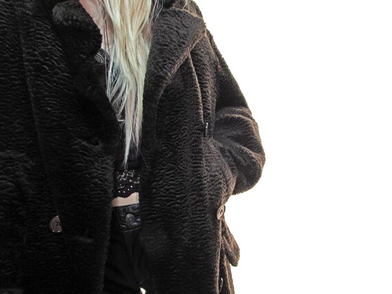 SOFT TEDDY BEAR fur coat faux persian lamb fur coa
