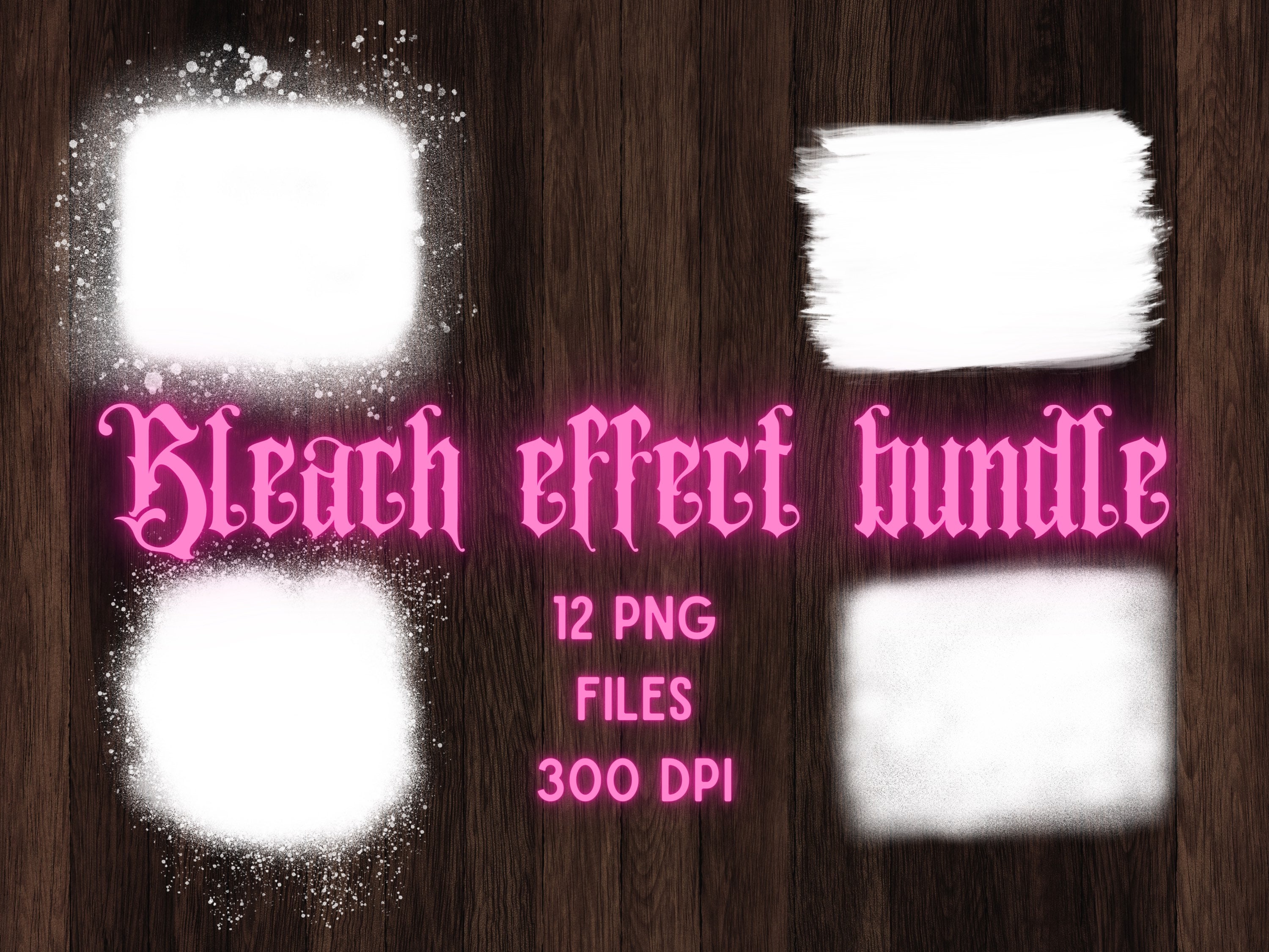 Download Bleach Effect Design Bundle For Mockups Instant Download For Etsy