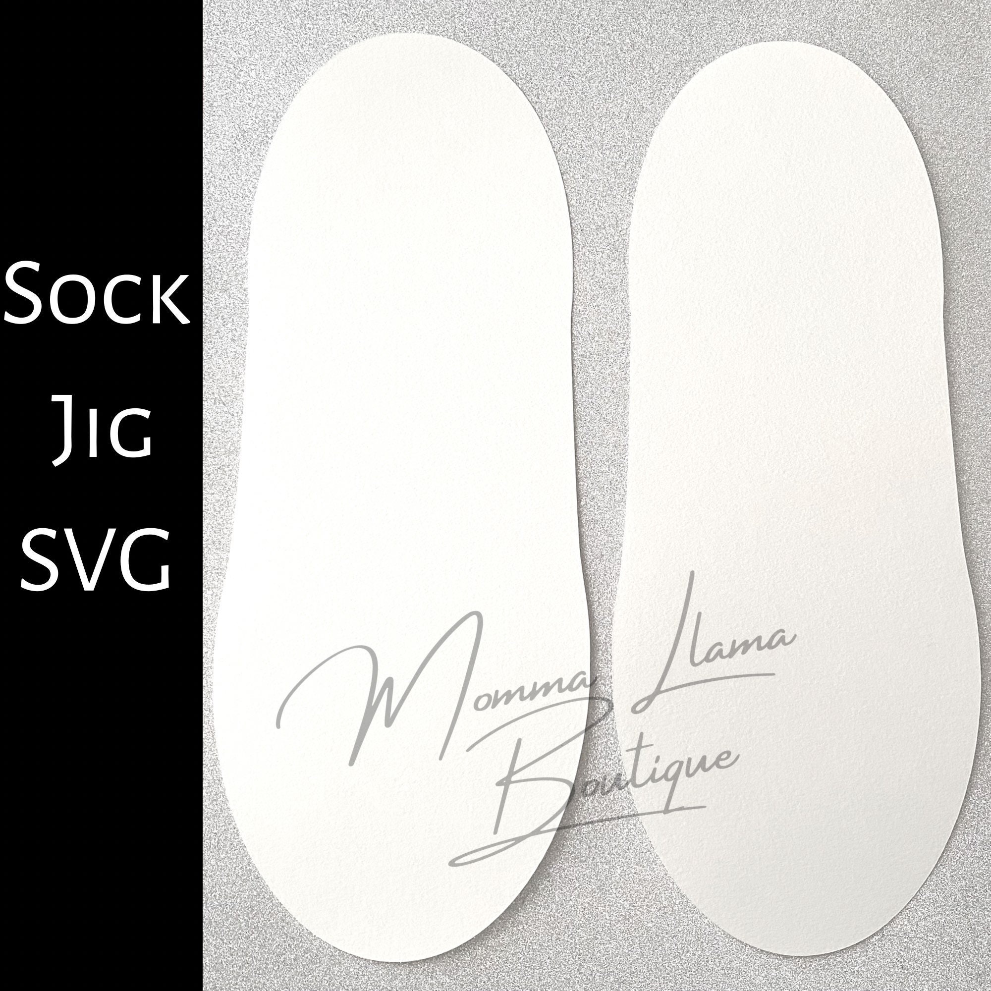 Sock jig svg cut file for cricut silhouette no sow sock jig Etsy