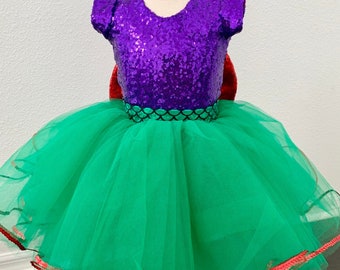 Baby girls mermaid sequin mermaid dress