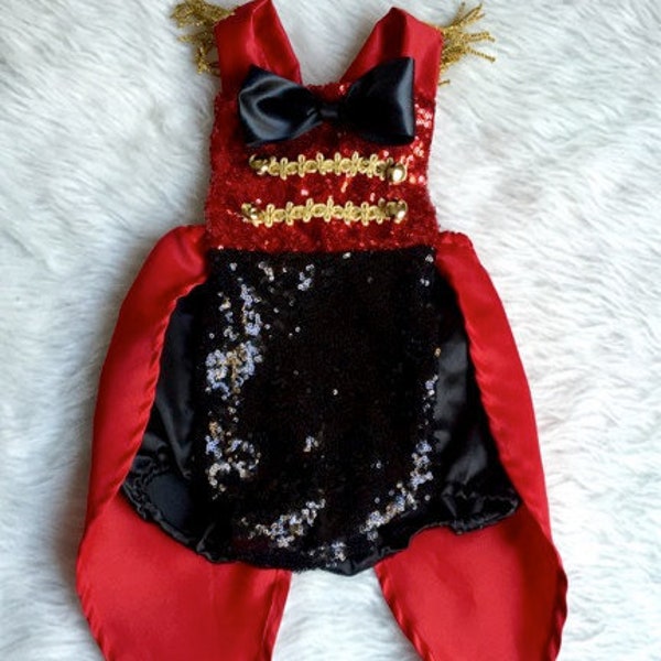 ORIGINAL circus romper Greatest showman costume Ringmaster Circus-Inspired Romper for Girls