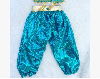 Baby Girls Arabian Princess Harem Sparkle Pants