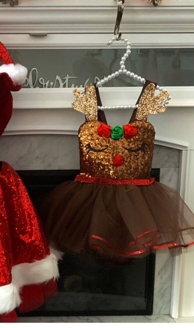 De Reno Trajes Para NiÃ±a De Navidad Navidad Niña Vestuario De