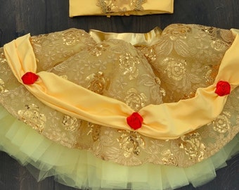 Baby Girls yellow princess Tutu