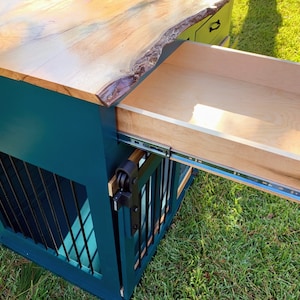 Drawer Mod Add-on Plan for our DIY Dog Crate Woodworking Plans