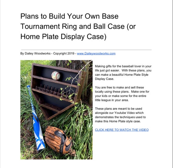 build your own baseball card display case Home Plate - DIY Digital Plans This display case comes with two acrylic ball holders and 1 acrylic card holder. Small Graded Card Display Case
