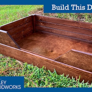 Wooden Dog Bed - Downloadable Plans to Build Your Own