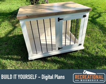 DIY Plans - Large Single Dog Kennel - Digital Download