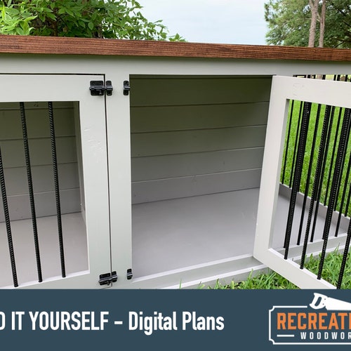 XL Dog Kennel DIY Build Plans Large Great Dane Crate Digital Etsy