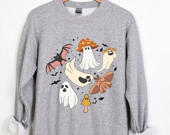 spooky season sweatshirt spooky mama halloween sweatshirt plus size retro halloween fall vibes witchy mama witchy vibes cottage core