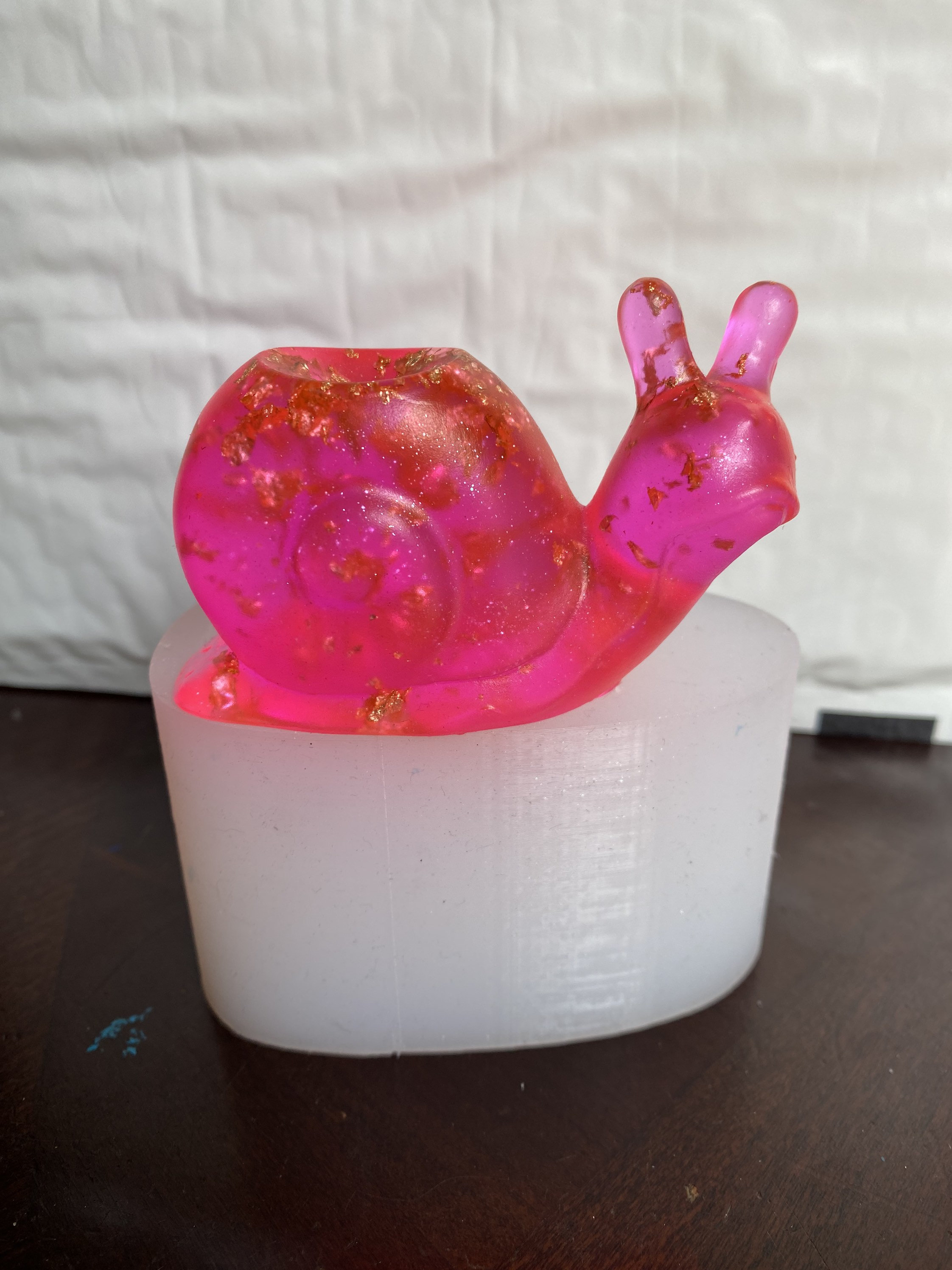 Snail Sphere Holder Silicone Mold MADE TO ORDER mold Etsy