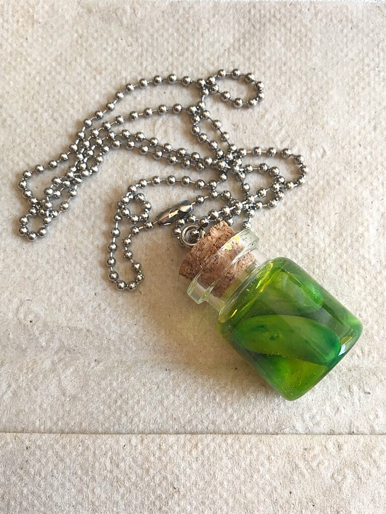 Pickle Necklace Pickle Jar Pickle Jewelry Polymer Clay Pickle